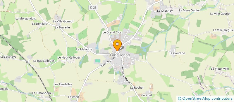 localisation de l'entreprise MADAME DOROTHEE NICOSTRATE à LANGUENAN