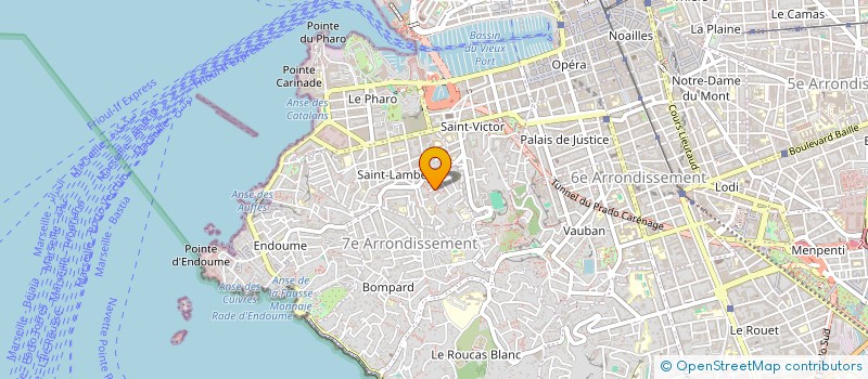 localisation de l'entreprise MADAME DOROTHEE OLIVEREAU  MARSEILLE