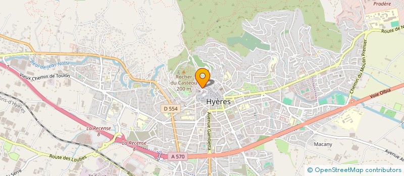 localisation de l'entreprise MADAME DOROTHEE PARSY à HYERES