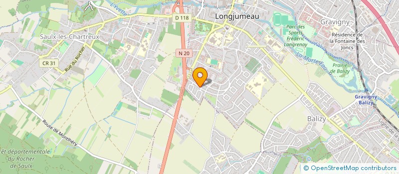 localisation de l'entreprise MADAME DOROTHEE PAULUS à LONGJUMEAU