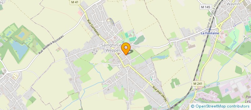 localisation de l'entreprise MADAME DOROTHEE PAUWELS  SAINGHIN-EN-WEPPES