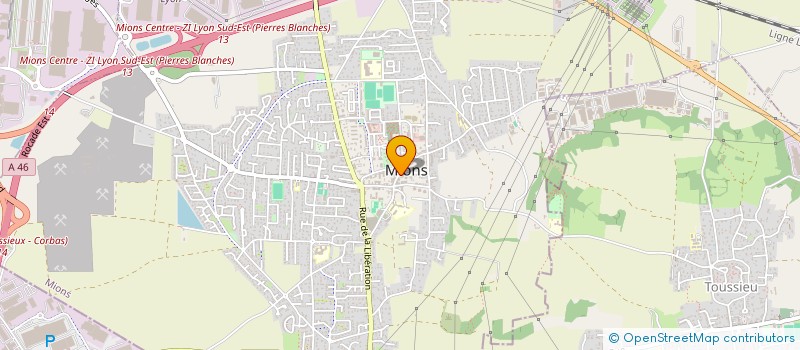 localisation de l'entreprise MADAME DOROTHEE PERNOT  MIONS