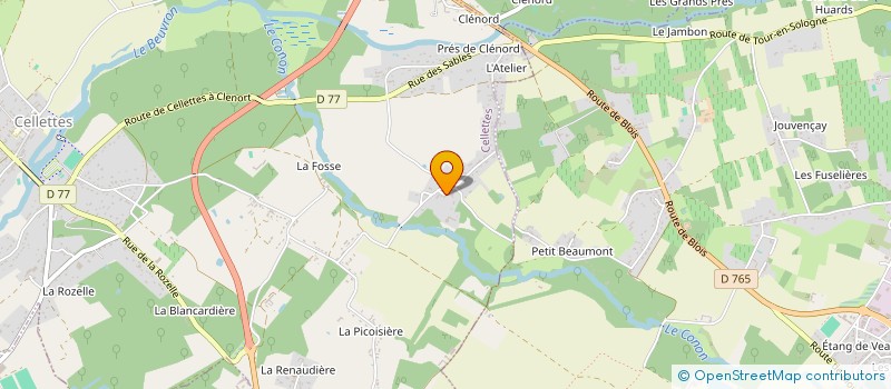 localisation de l'entreprise MADAME DOROTHEE PERRIER  LE CONTROIS-EN-SOLOGNE