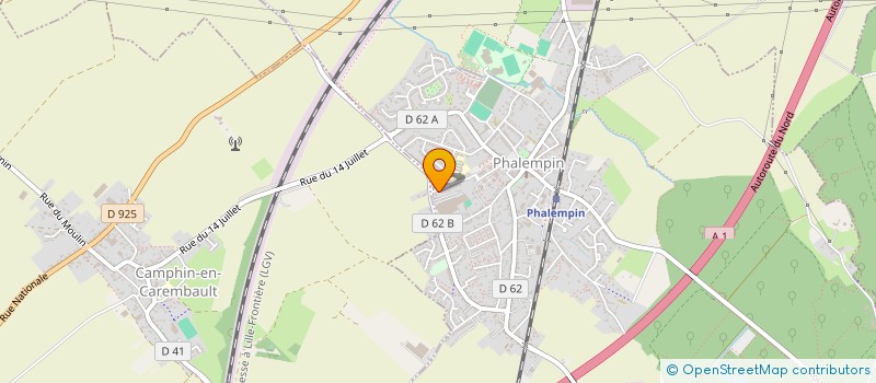 localisation de l'entreprise MADAME DOROTHEE PREVOST  PHALEMPIN