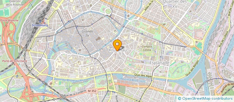 localisation de l'entreprise MADAME DOROTHEE RIEGER à STRASBOURG