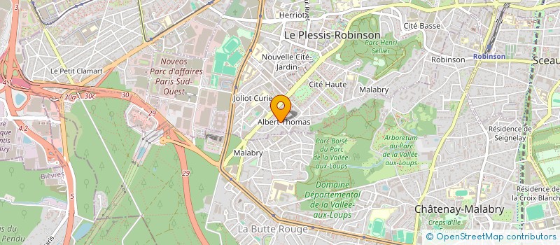 localisation de l'entreprise MADAME DOROTHEE RODRIGUES à LE PLESSIS-ROBINSON