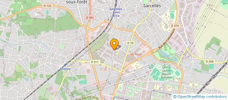 localisation de l'entreprise MADAME DOROTHEE ROFFAT à SARCELLES