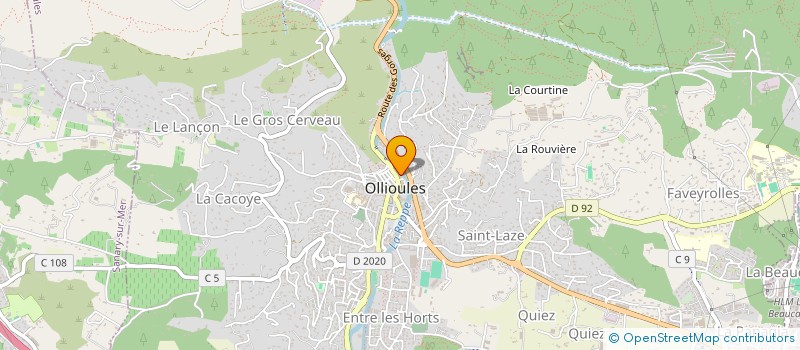 localisation de l'entreprise MADAME DOROTHEE RUCZ  OLLIOULES