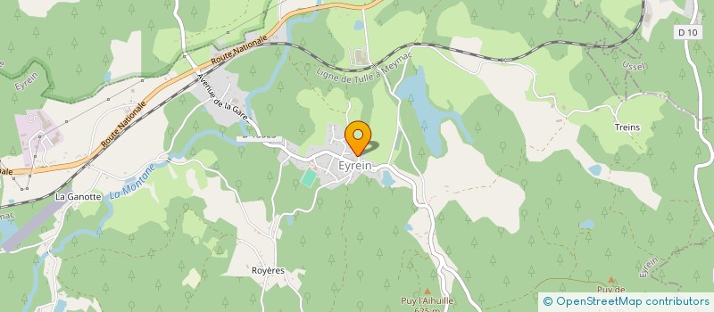 localisation de l'entreprise MADAME DOROTHEE SADOWSKI  EYREIN