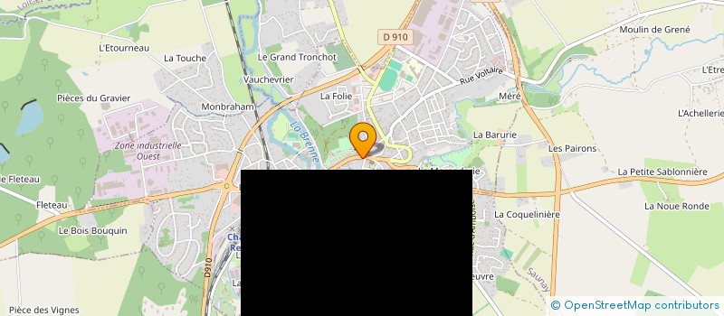 localisation de l'entreprise MADAME DOROTHEE SAULQUIN  NOTRE-DAME-D'OE