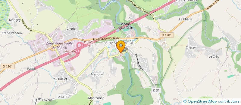 localisation de l'entreprise MADAME DOROTHEE SERPAGGI  ALBY-SUR-CHERAN