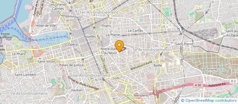 localisation de l'entreprise MADAME DOROTHEE SEVESTRE à MARSEILLE