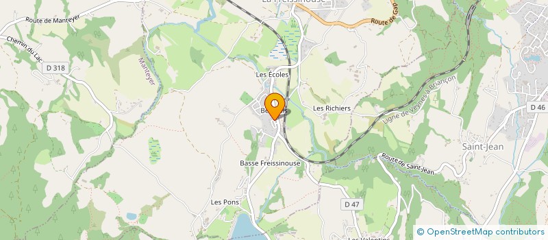 localisation de l'entreprise MADAME DOROTHEE SIEGEL  LA FREISSINOUSE