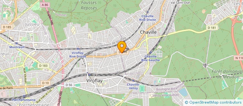 localisation de l'entreprise MADAME DOROTHEE SIMON à CHAVILLE