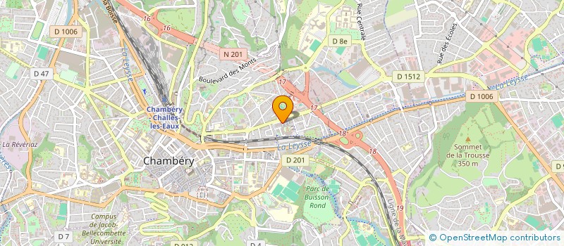 localisation de l'entreprise MADAME DOROTHEE STEFANI à CHAMBERY
