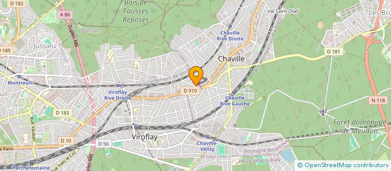 localisation de l'entreprise MADAME DOROTHEE THEBAUT à VIROFLAY