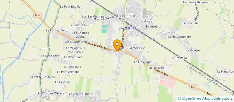 localisation de l'entreprise MADAME DOROTHEE THOMAS  LA FRESNAIS