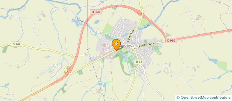 localisation de l'entreprise MADAME DOROTHEE TRESPEUCH  VEZINS