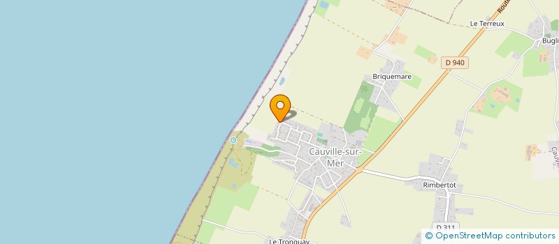 localisation de l'entreprise MADAME DOROTHEE TURQUER  CAUVILLE-SUR-MER