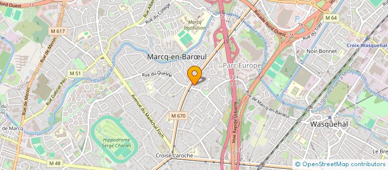 localisation de l'entreprise MADAME DOROTHEE VAFLARD à MARCQ-EN-BARŒUL