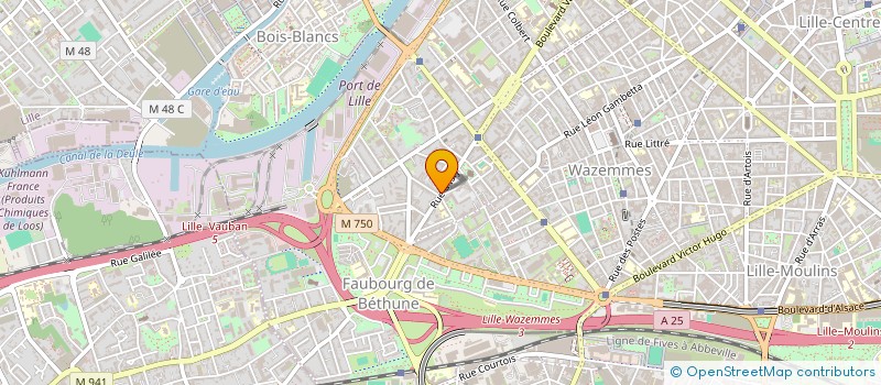 localisation de l'entreprise MADAME DOROTHEE VAILLANT à LILLE
