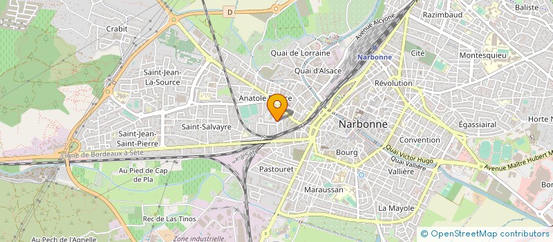 localisation de l'entreprise MADAME DOROTHEE VALERO à NARBONNE