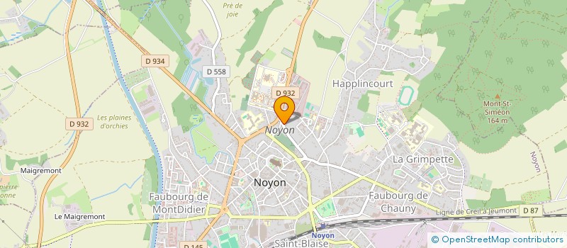 localisation de l'entreprise MADAME DOROTHEE VARIN-MAZIARZ à NOYON