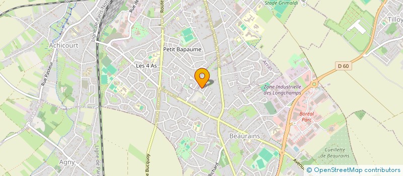 localisation de l'entreprise MADAME DOROTHEE VASSEUR à ACHICOURT