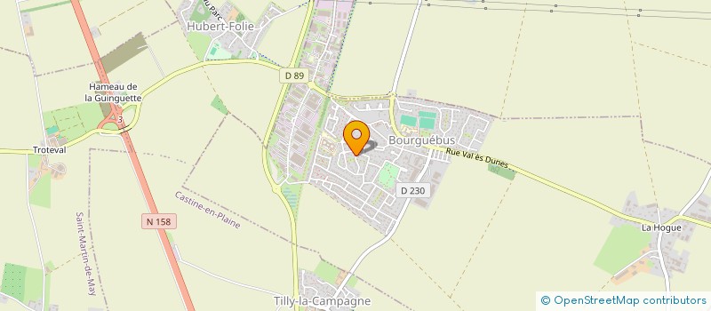 localisation de l'entreprise MADAME DOROTHEE VERON  BOURGUEBUS