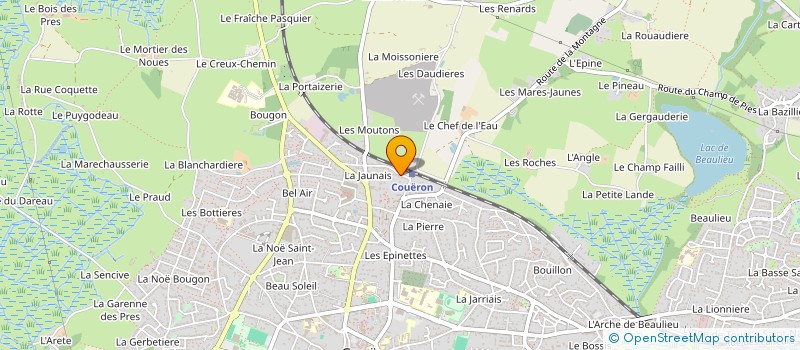 localisation de l'entreprise MADAME DOROTHEE VERONNEAU à COUERON