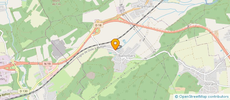 localisation de l'entreprise MADAME DOROTHEE VEROVE à BANVILLARS