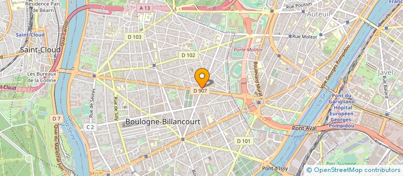 localisation de l'entreprise MADAME DOROTHEE VIDAL à BOULOGNE-BILLANCOURT