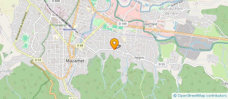 localisation de l'entreprise MADAME DOROTHEE VIDAL  MAZAMET