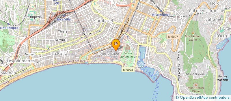 localisation de l'entreprise MADAME DOROTHEE WEINRYB à NICE
