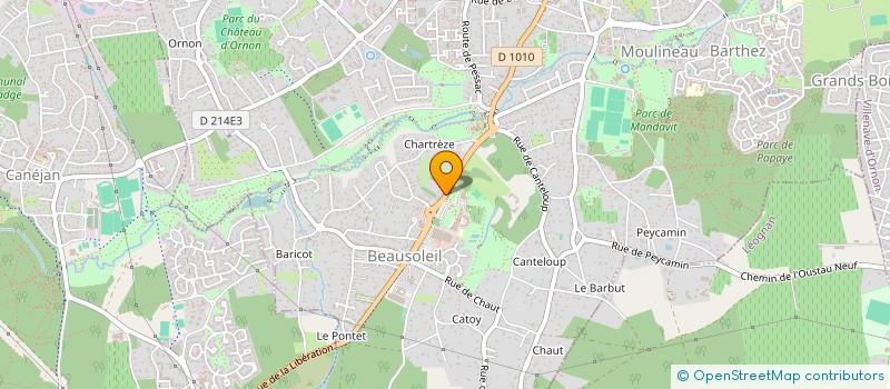 localisation de l'entreprise MADAME DOROTHEE WOJCIECHOWSKI  GRADIGNAN