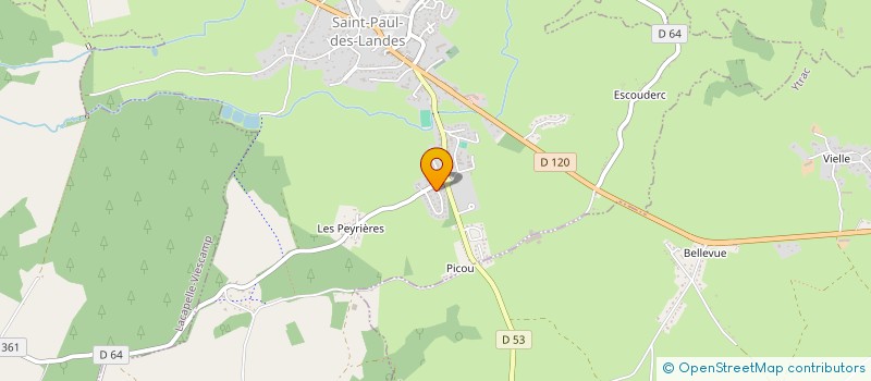 localisation de l'entreprise MADAME DOROTHEE YONIS à SAINT-PAUL-DES-LANDES