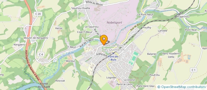 localisation de l'entreprise MADAME DOROTHINE BIPAN  PONT-DE-BUIS-LES-QUIMERCH