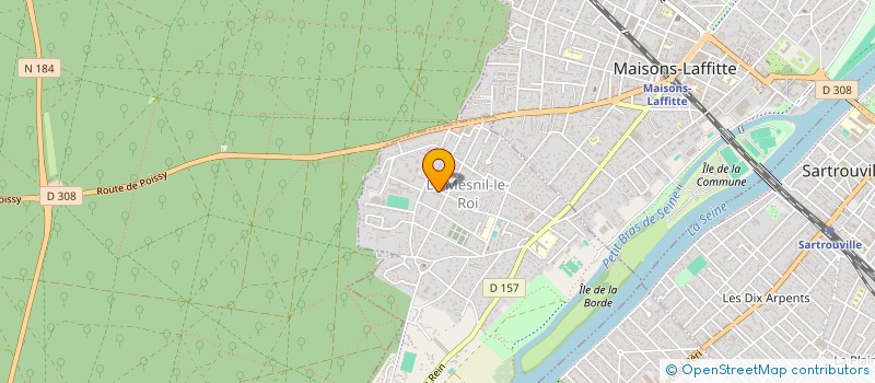 localisation de l'entreprise MADAME DOROTHY ADAMS  LE MESNIL-LE-ROI