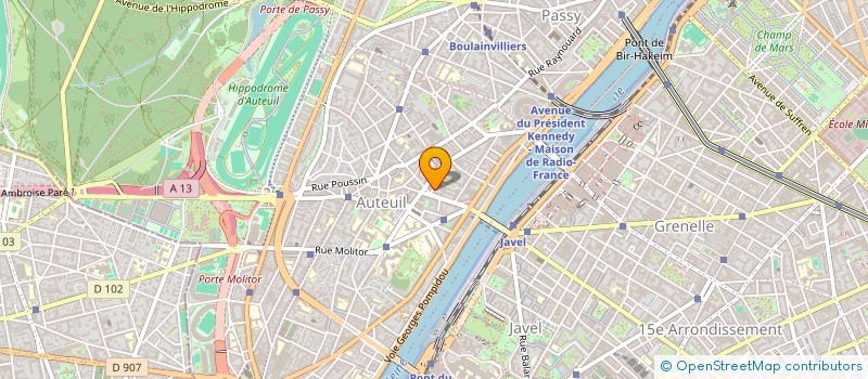 localisation de l'entreprise MADAME DORRA AZZABI  PARIS