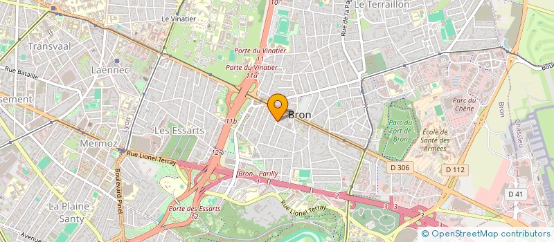 localisation de l'entreprise MADAME DORRA BERRICHE  BRON