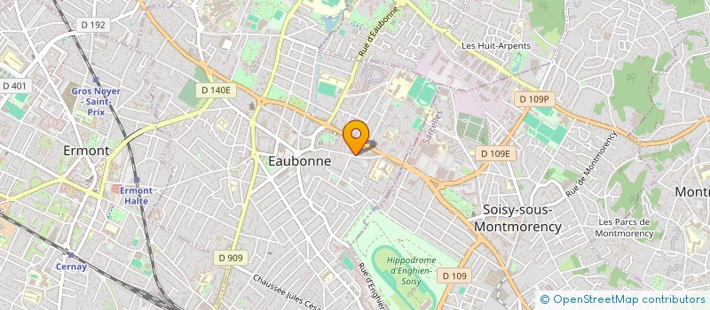 localisation de l'entreprise MADAME DORRA GRAIET BACCOUCHE  EAUBONNE