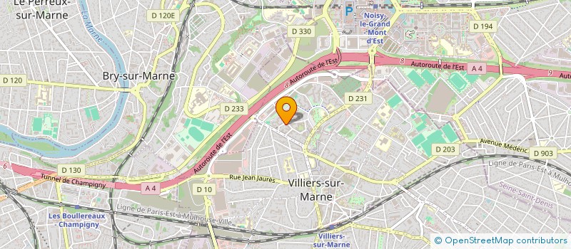 localisation de l'entreprise MADAME DORSAF AISSA  VILLIERS-SUR-MARNE