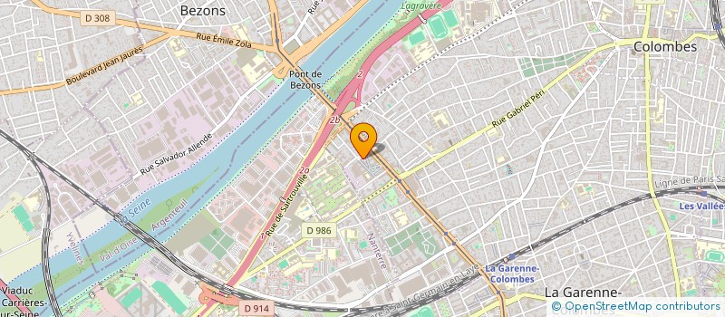 localisation de l'entreprise MADAME DORTHEA LOUIE  COLOMBES