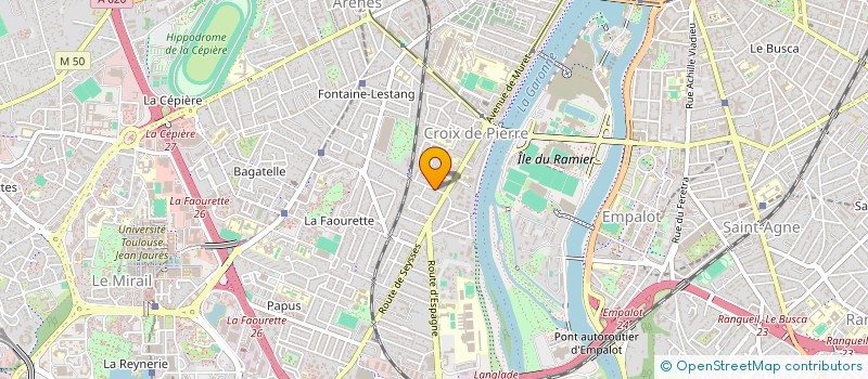 localisation de l'entreprise MADAME DORYAN DOUBLET  TOULOUSE