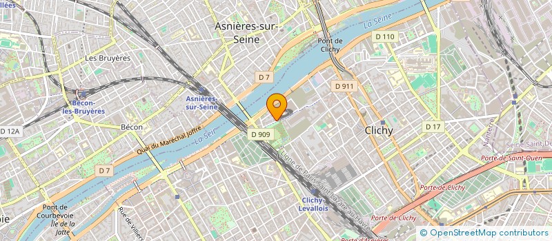 localisation de l'entreprise MADAME DORYNE DORYNE GREEN à CLICHY