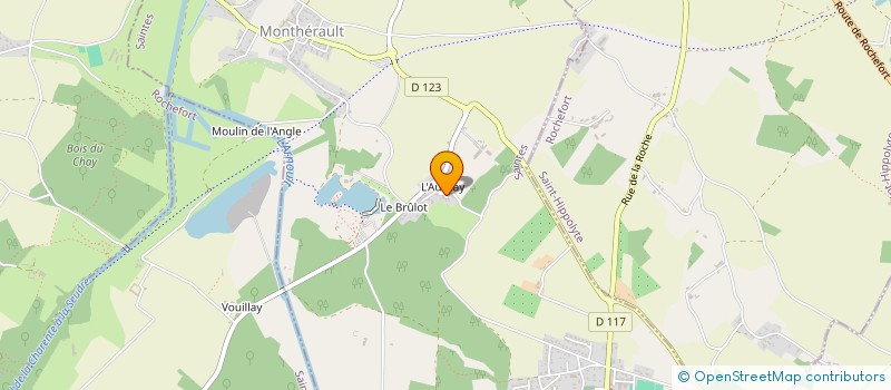 localisation de l'entreprise MADAME DORYNE DUFOUR  TRIZAY