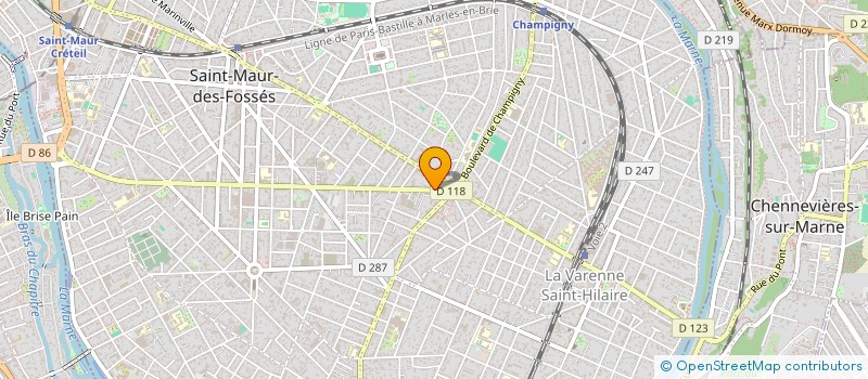 localisation de l'entreprise MADAME DOS SARA CRISTINA  SAINT-MAUR-DES-FOSSES