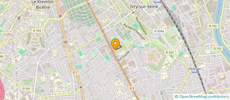 localisation de l'entreprise MADAME DOUAA EL MAGHRAOUI  IVRY-SUR-SEINE