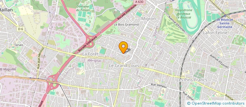 localisation de l'entreprise MADAME DOUANGMALAHEUANKHAM CHANTHAPHASOUK  EYSINES