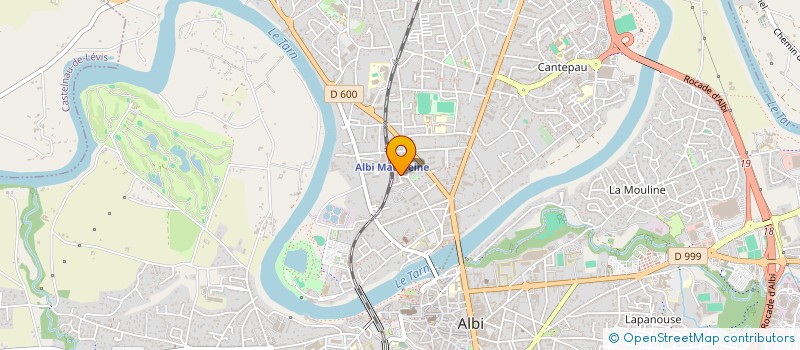 localisation de l'entreprise MADAME DOUCE MINAKA SOW  ALBI